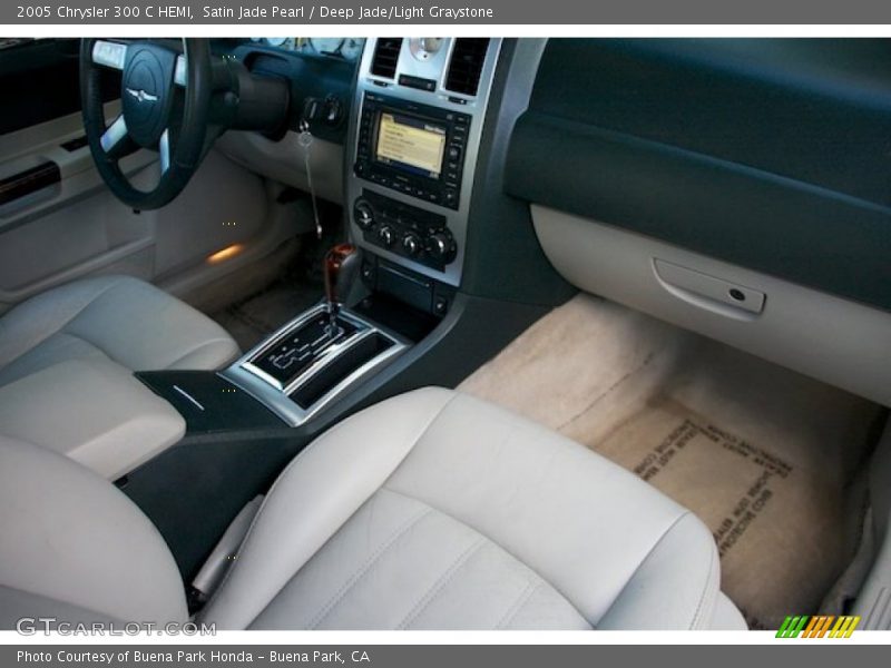 Satin Jade Pearl / Deep Jade/Light Graystone 2005 Chrysler 300 C HEMI