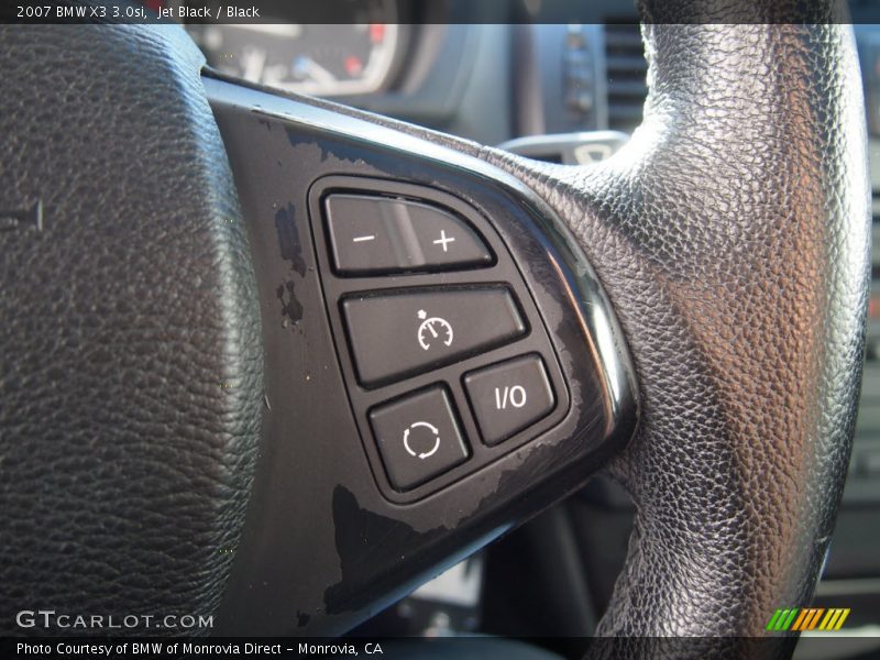 Jet Black / Black 2007 BMW X3 3.0si