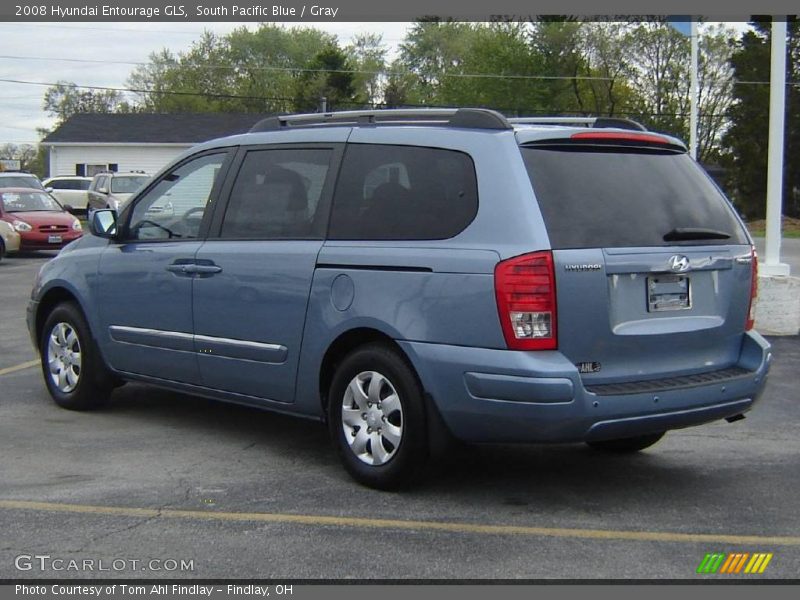 South Pacific Blue / Gray 2008 Hyundai Entourage GLS