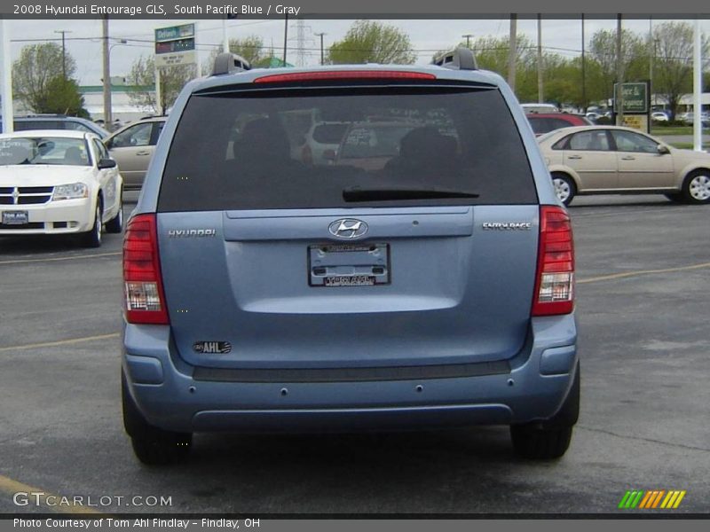 South Pacific Blue / Gray 2008 Hyundai Entourage GLS