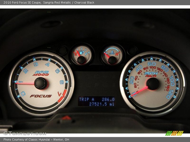  2010 Focus SE Coupe SE Coupe Gauges