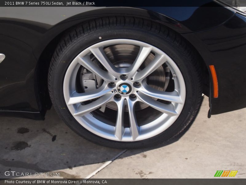 Jet Black / Black 2011 BMW 7 Series 750Li Sedan