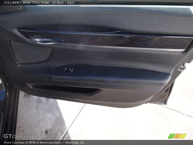 Jet Black / Black 2011 BMW 7 Series 750Li Sedan