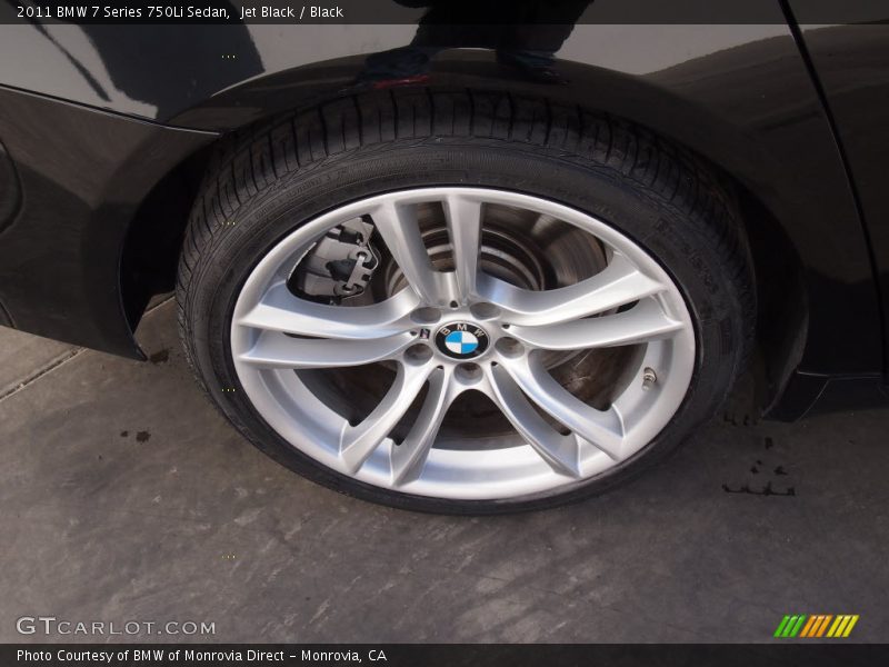 Jet Black / Black 2011 BMW 7 Series 750Li Sedan