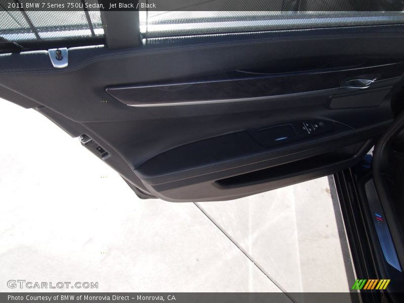 Jet Black / Black 2011 BMW 7 Series 750Li Sedan