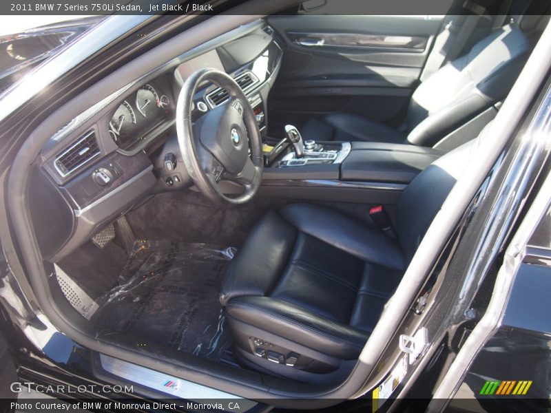 Jet Black / Black 2011 BMW 7 Series 750Li Sedan