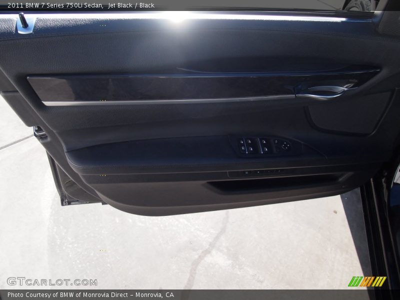 Jet Black / Black 2011 BMW 7 Series 750Li Sedan