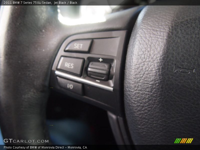 Jet Black / Black 2011 BMW 7 Series 750Li Sedan