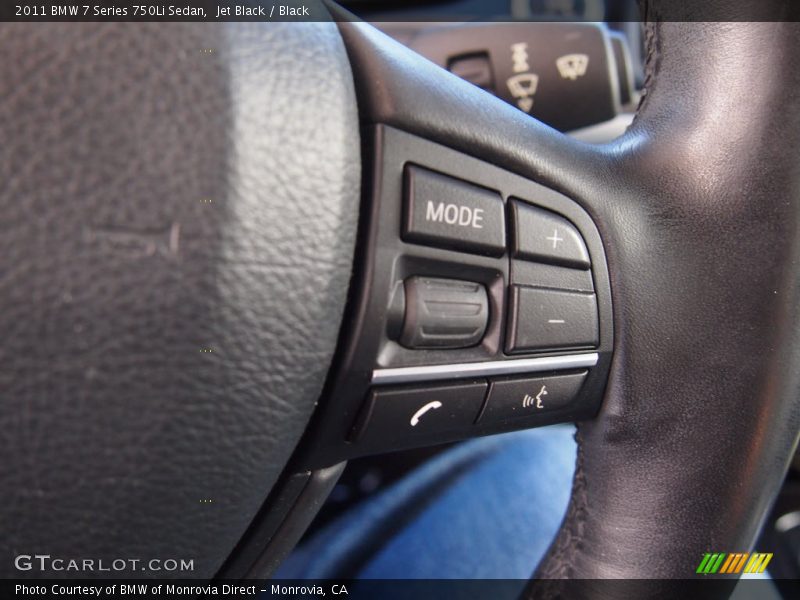 Jet Black / Black 2011 BMW 7 Series 750Li Sedan