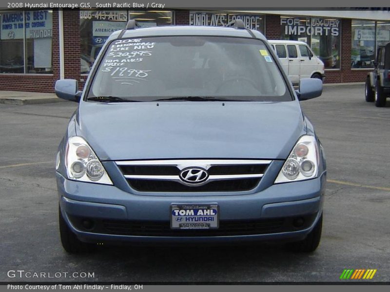 South Pacific Blue / Gray 2008 Hyundai Entourage GLS