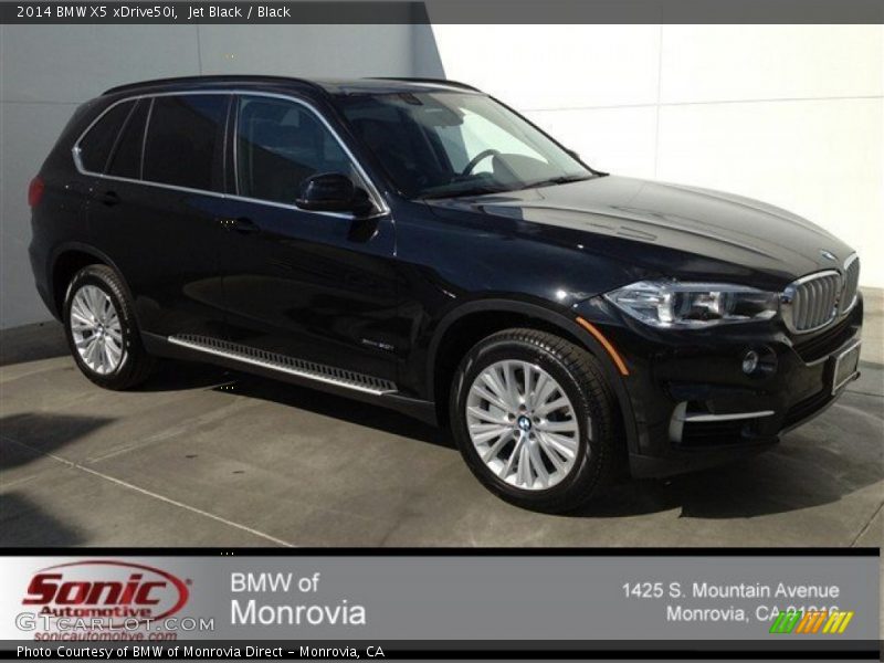 Jet Black / Black 2014 BMW X5 xDrive50i