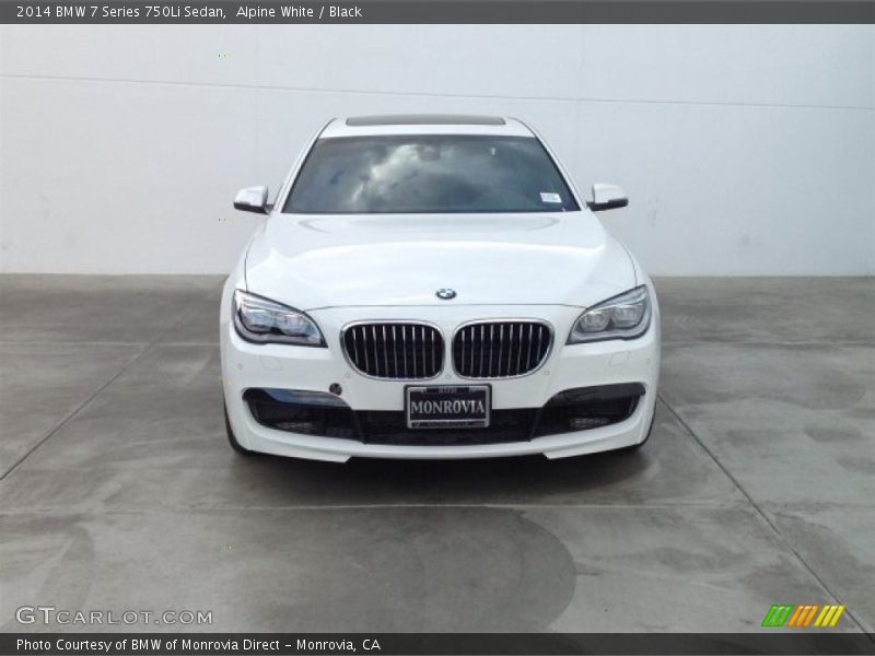 Alpine White / Black 2014 BMW 7 Series 750Li Sedan
