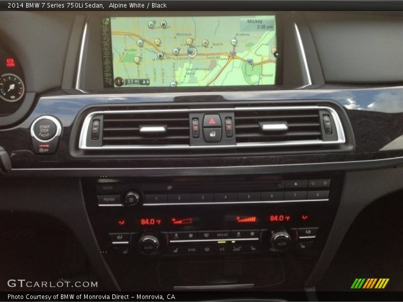 Navigation of 2014 7 Series 750Li Sedan