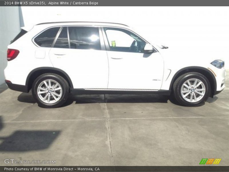 Alpine White / Canberra Beige 2014 BMW X5 sDrive35i