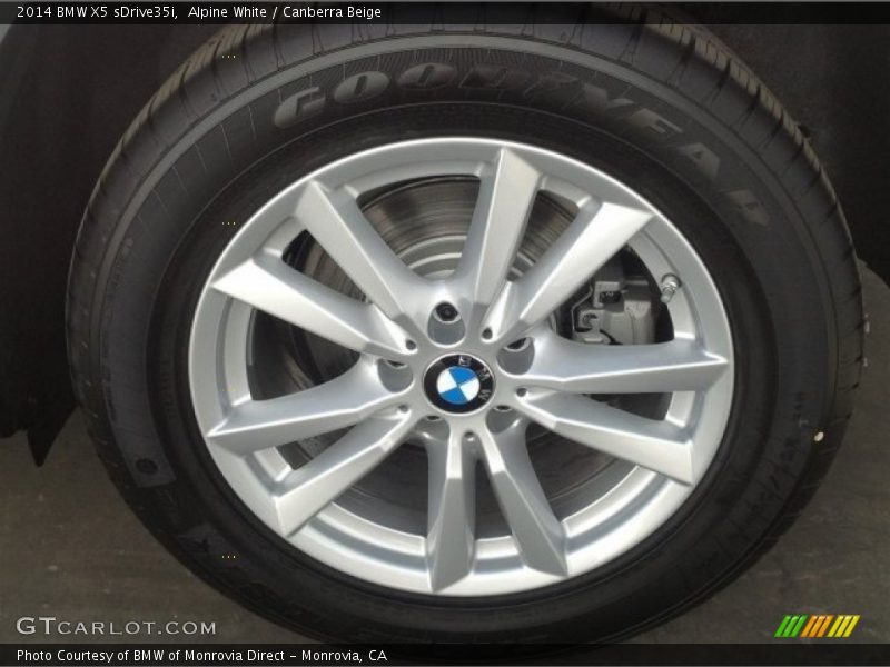 Alpine White / Canberra Beige 2014 BMW X5 sDrive35i