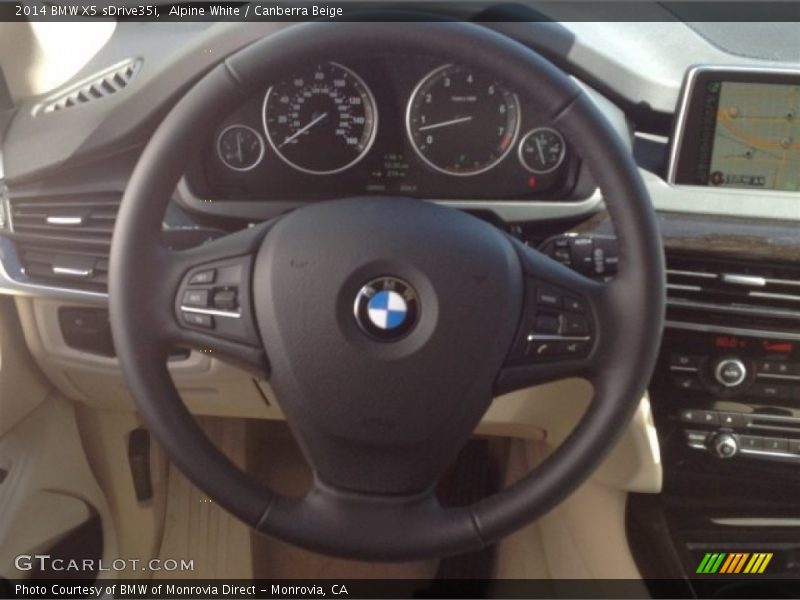 Alpine White / Canberra Beige 2014 BMW X5 sDrive35i