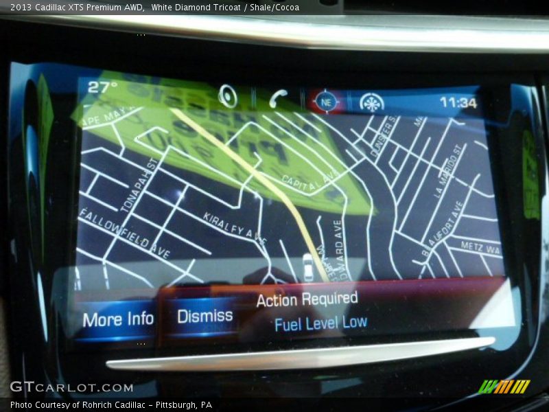 White Diamond Tricoat / Shale/Cocoa 2013 Cadillac XTS Premium AWD