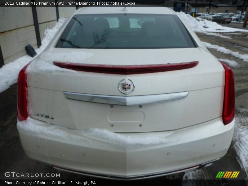 White Diamond Tricoat / Shale/Cocoa 2013 Cadillac XTS Premium AWD