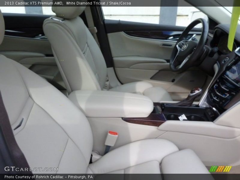 White Diamond Tricoat / Shale/Cocoa 2013 Cadillac XTS Premium AWD