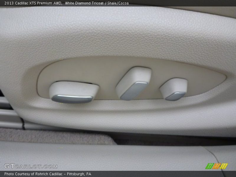 White Diamond Tricoat / Shale/Cocoa 2013 Cadillac XTS Premium AWD