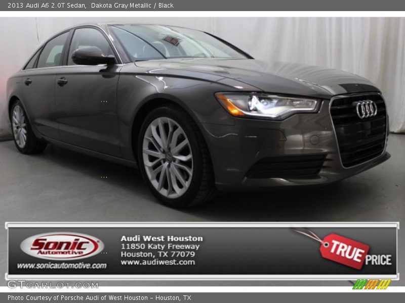 Dakota Gray Metallic / Black 2013 Audi A6 2.0T Sedan