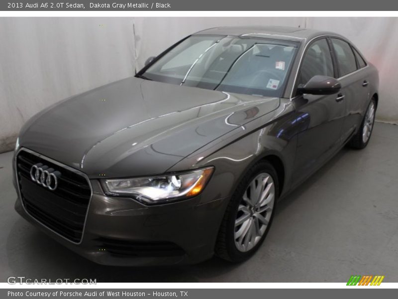 Dakota Gray Metallic / Black 2013 Audi A6 2.0T Sedan