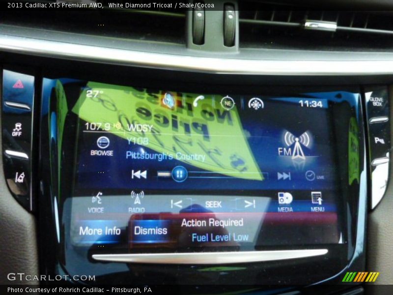White Diamond Tricoat / Shale/Cocoa 2013 Cadillac XTS Premium AWD