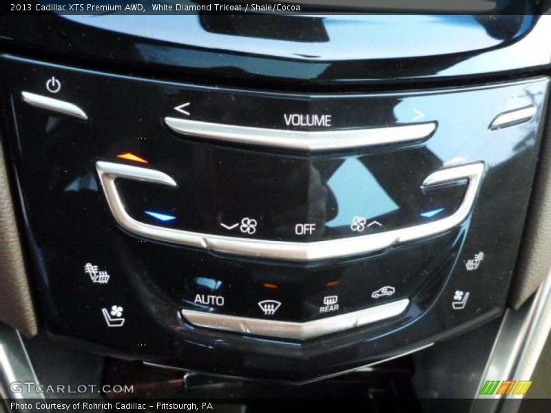 White Diamond Tricoat / Shale/Cocoa 2013 Cadillac XTS Premium AWD
