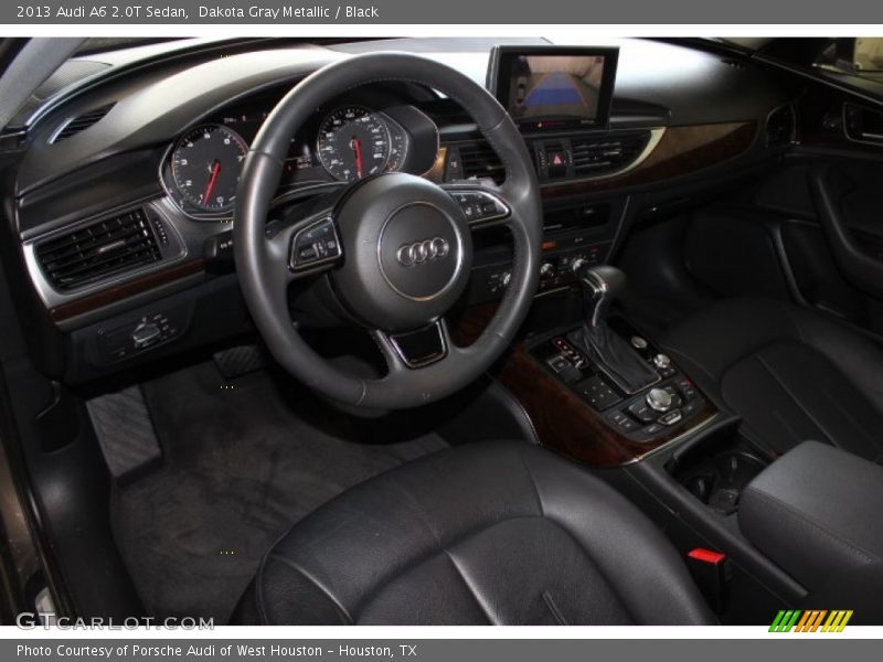 Dakota Gray Metallic / Black 2013 Audi A6 2.0T Sedan