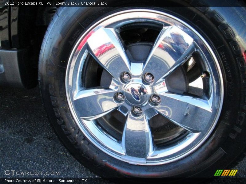 Ebony Black / Charcoal Black 2012 Ford Escape XLT V6