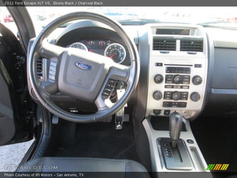Ebony Black / Charcoal Black 2012 Ford Escape XLT V6