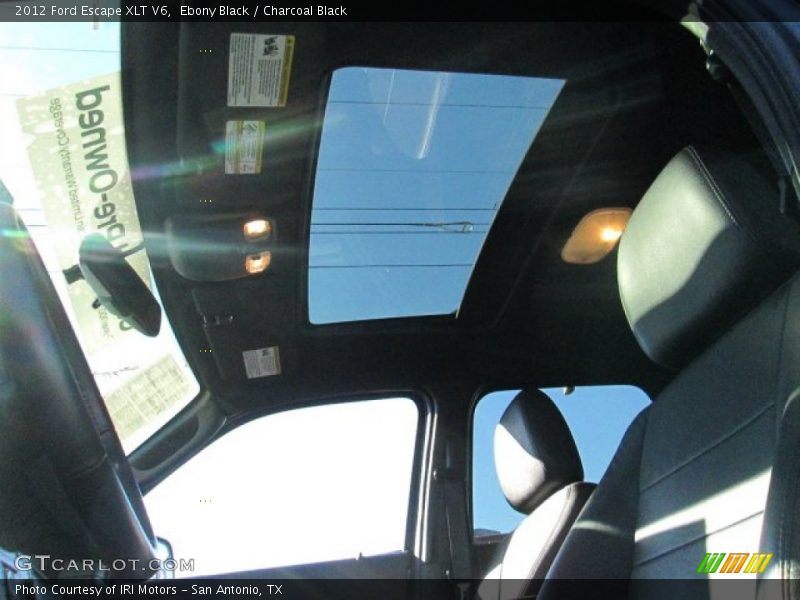 Ebony Black / Charcoal Black 2012 Ford Escape XLT V6