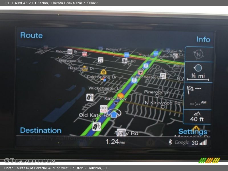 Dakota Gray Metallic / Black 2013 Audi A6 2.0T Sedan