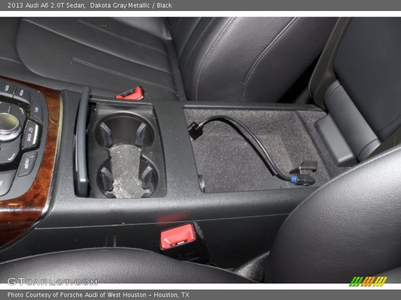 Dakota Gray Metallic / Black 2013 Audi A6 2.0T Sedan