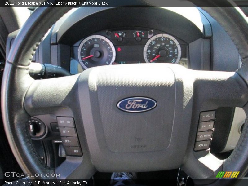 Ebony Black / Charcoal Black 2012 Ford Escape XLT V6