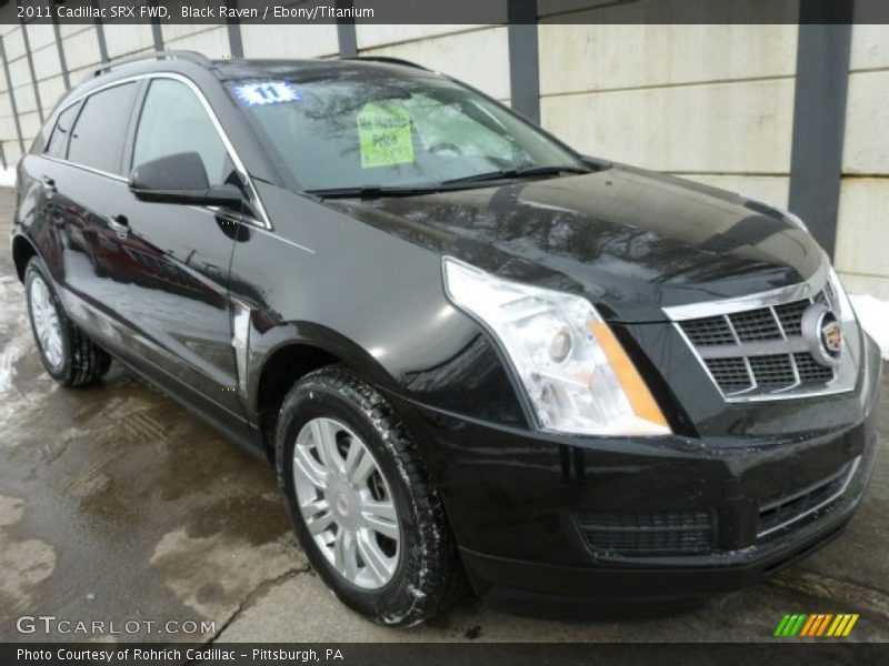 Black Raven / Ebony/Titanium 2011 Cadillac SRX FWD