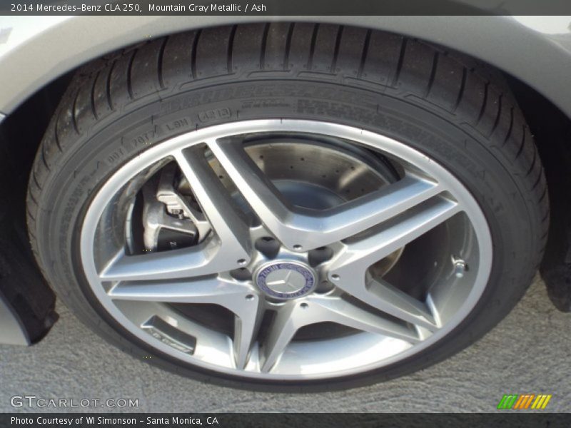 Mountain Gray Metallic / Ash 2014 Mercedes-Benz CLA 250