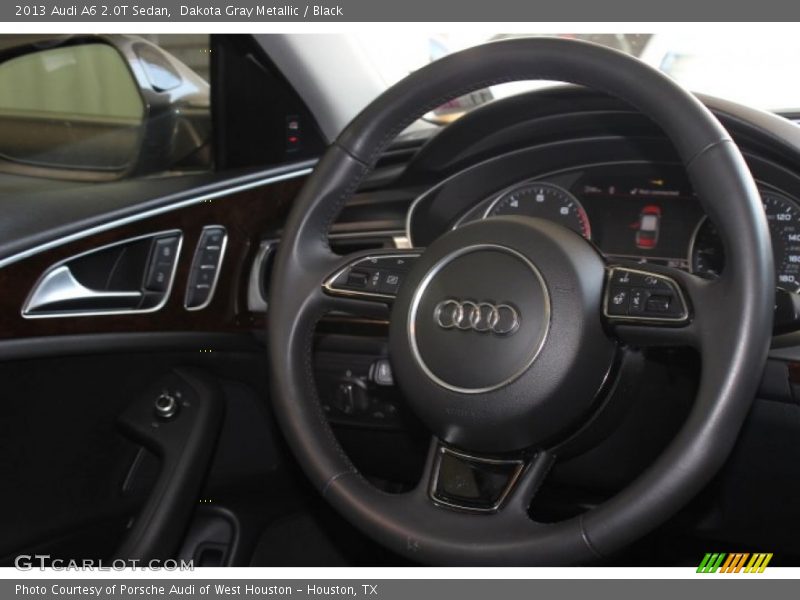 Dakota Gray Metallic / Black 2013 Audi A6 2.0T Sedan