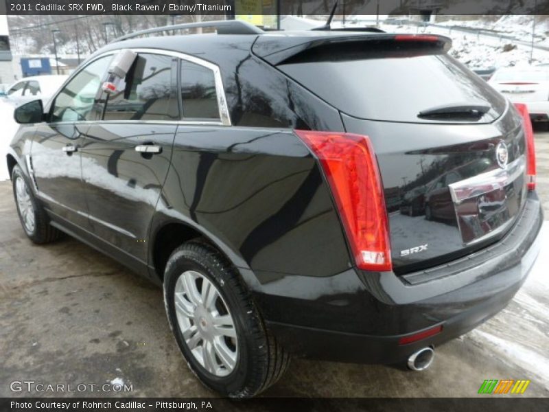 Black Raven / Ebony/Titanium 2011 Cadillac SRX FWD