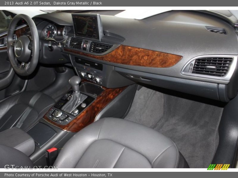 Dakota Gray Metallic / Black 2013 Audi A6 2.0T Sedan