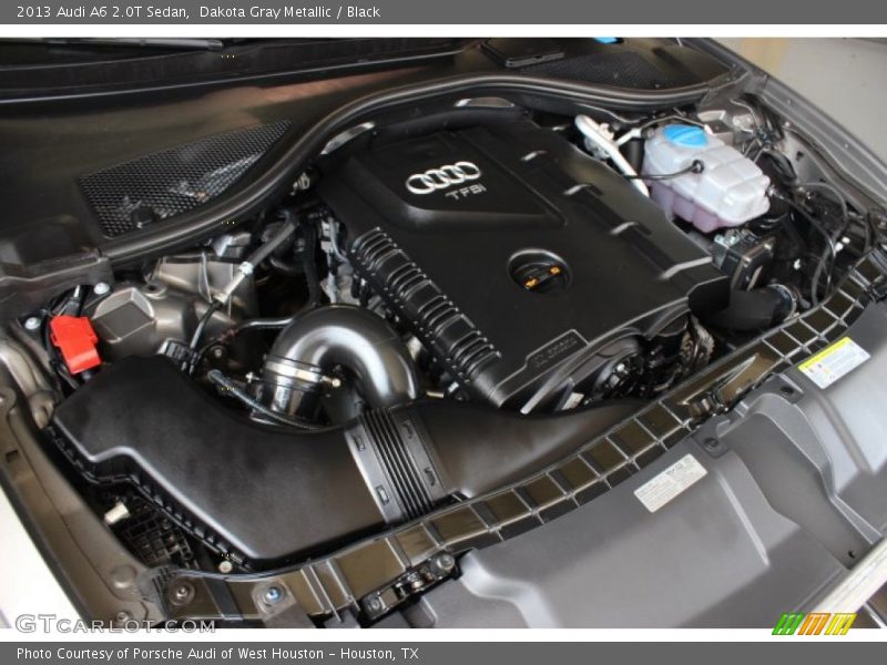 Dakota Gray Metallic / Black 2013 Audi A6 2.0T Sedan