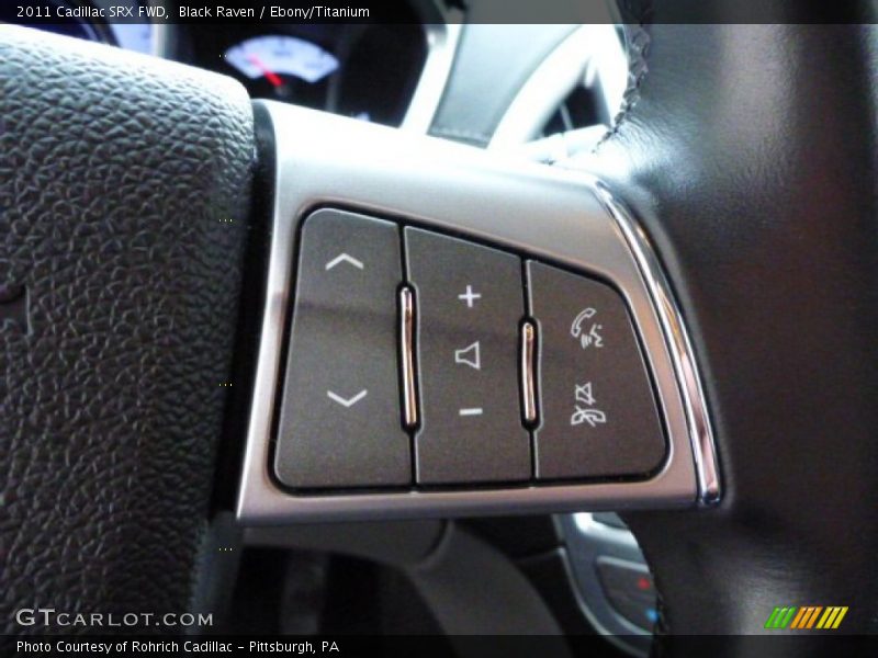 Black Raven / Ebony/Titanium 2011 Cadillac SRX FWD