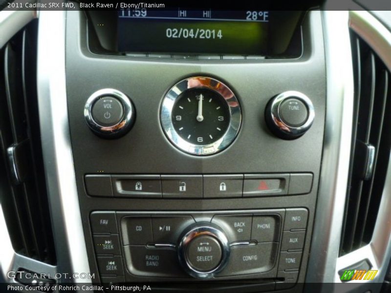Black Raven / Ebony/Titanium 2011 Cadillac SRX FWD