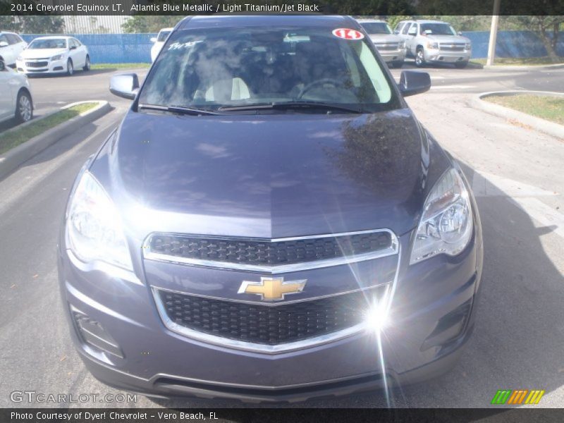 Atlantis Blue Metallic / Light Titanium/Jet Black 2014 Chevrolet Equinox LT