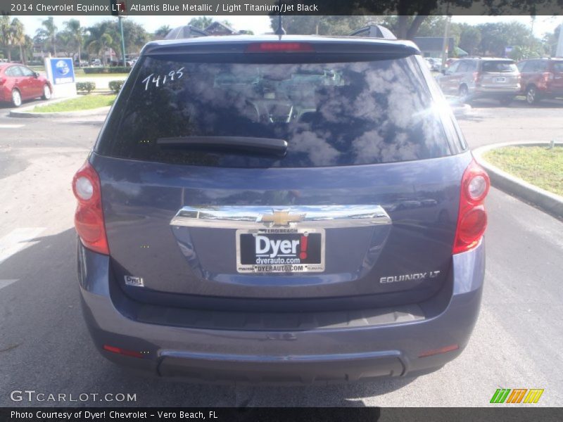 Atlantis Blue Metallic / Light Titanium/Jet Black 2014 Chevrolet Equinox LT