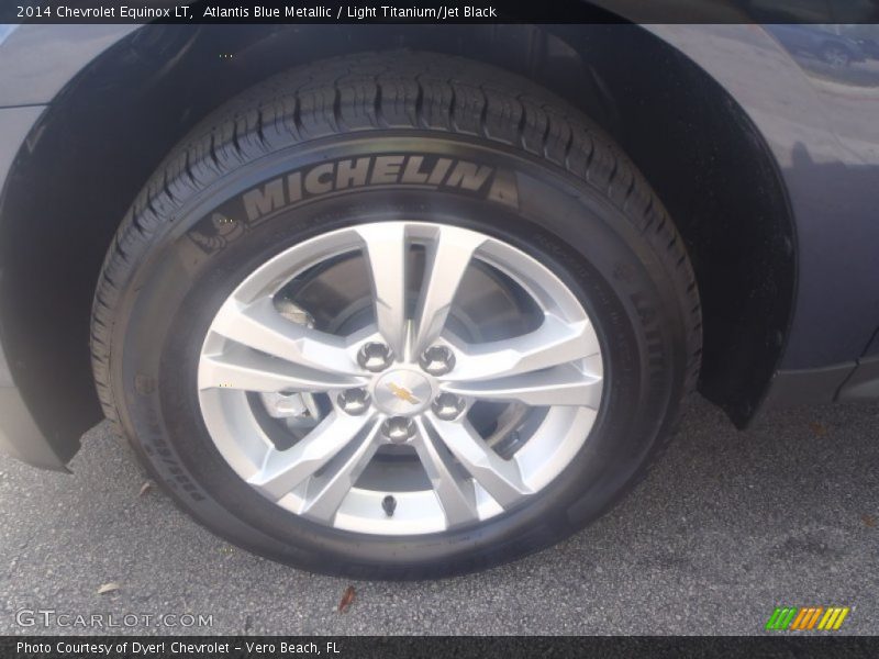Atlantis Blue Metallic / Light Titanium/Jet Black 2014 Chevrolet Equinox LT