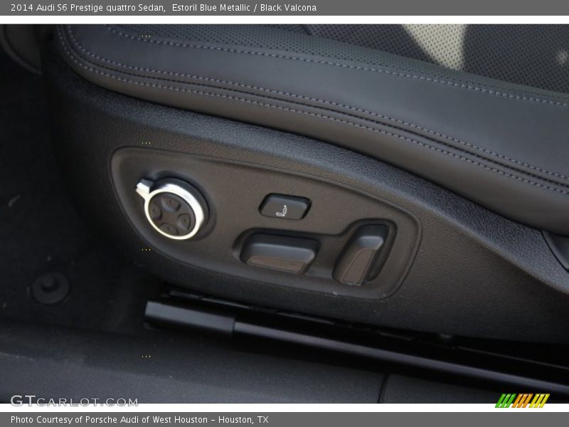 Estoril Blue Metallic / Black Valcona 2014 Audi S6 Prestige quattro Sedan
