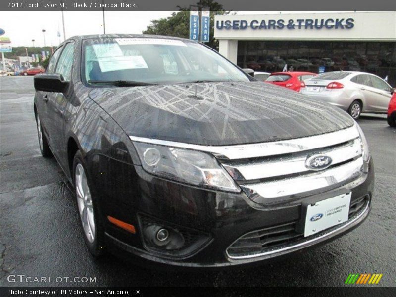 Black / Charcoal Black 2012 Ford Fusion SE
