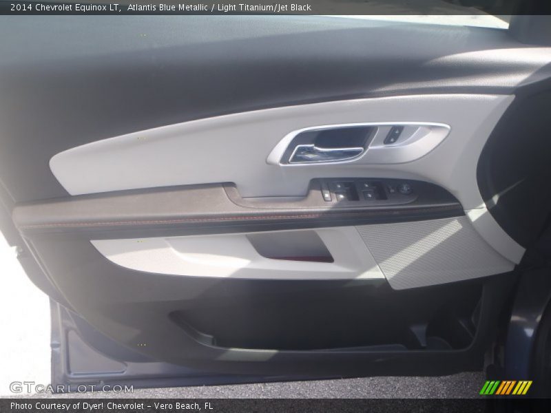 Atlantis Blue Metallic / Light Titanium/Jet Black 2014 Chevrolet Equinox LT