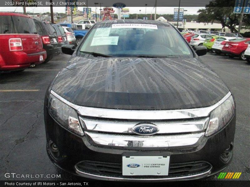 Black / Charcoal Black 2012 Ford Fusion SE